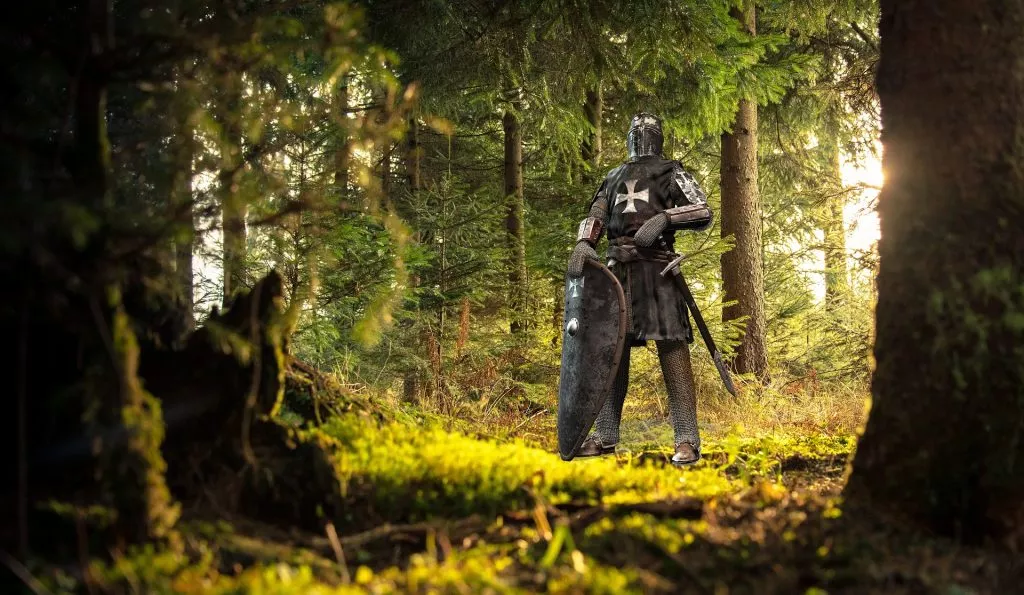 The latest of our Riddles was about armor. This is the image of a knight in a full suit of armor!